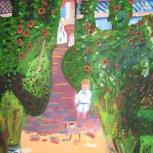 הגן של האומן בויתואל 1880-קלוד מונה 